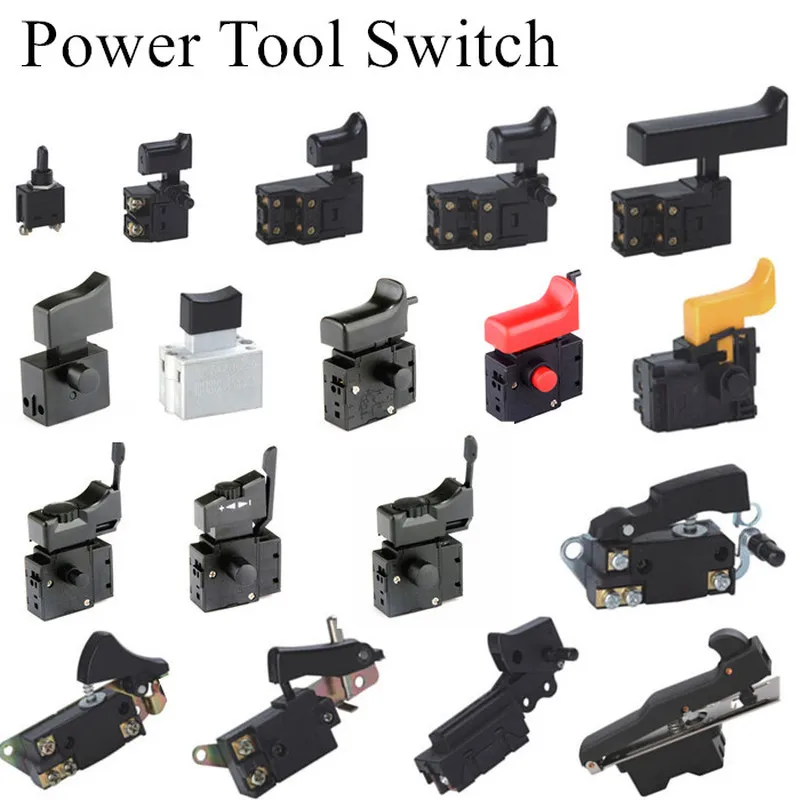 Miniature Power Tool Switch Speed Control Trigger Button For Angle Grinder Electric Hammer