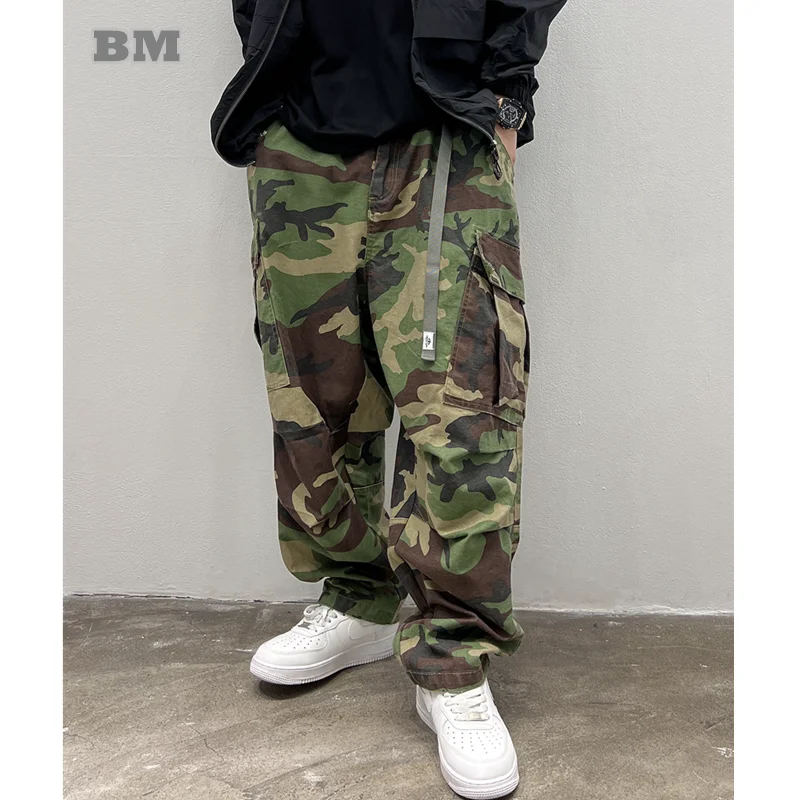 American Streetwear Desert Camouflage Military Tactical Cargo Pants Men  Clothing Japanese Harajuku High Quality Casual Trousers - AliExpress