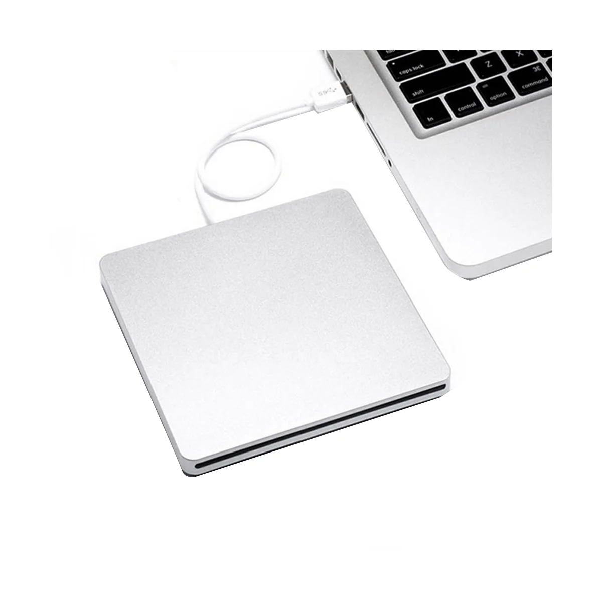 Lecteur CD/DVD Externe USB 2.0 pour Ordinateur Portable Windows et MacBook