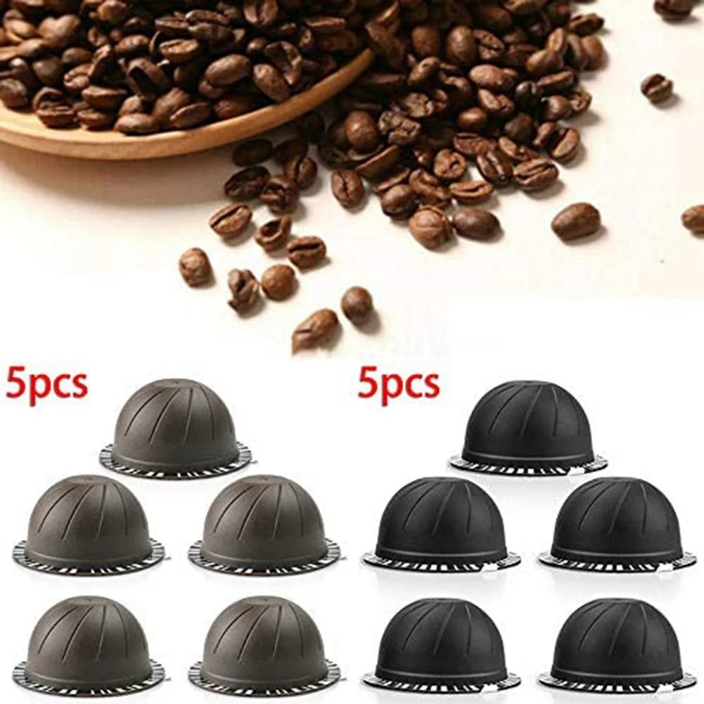 

5PC Reusable Using Coffee Capsule for Nespresso Vertuo Vertuoline Refillable Pods 230ML