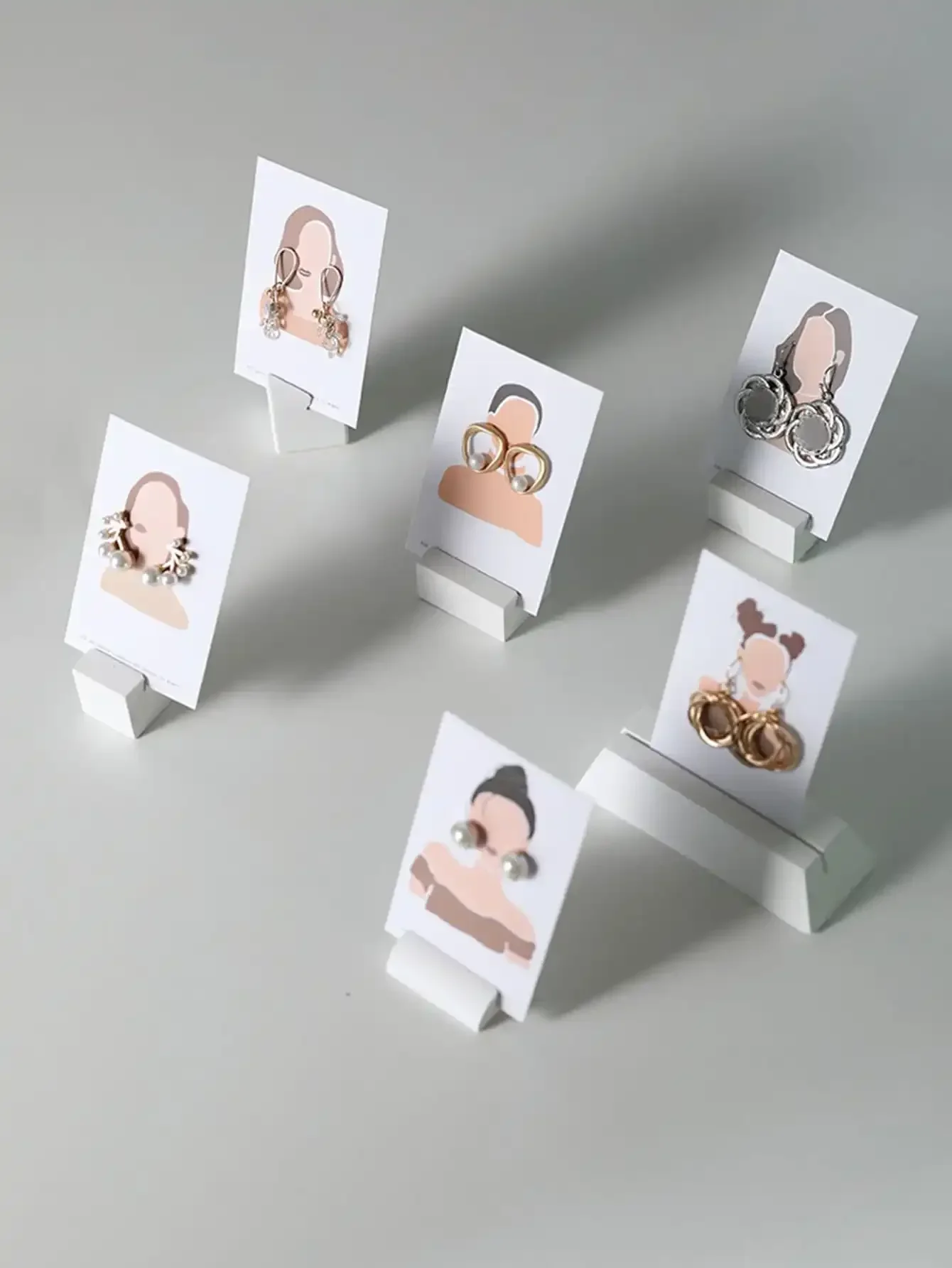 10pcs-Jewelry Paper Card Earring Packaging Display