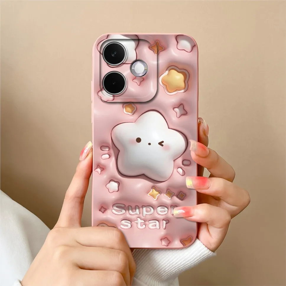 Silicone Soft Skin-Friendly Funny Cat Phone Case Cover