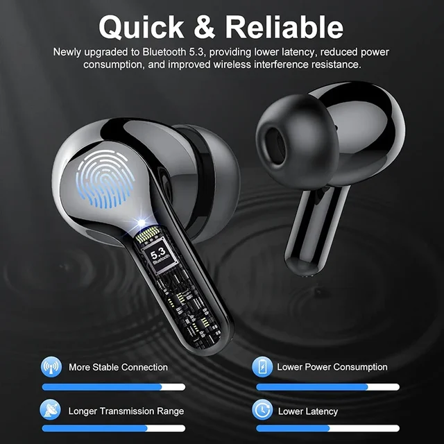 Wireless HiFi Noise Cancelling Earbuds 4
