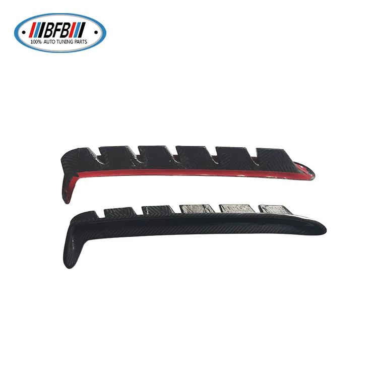 

Carbon Fiber Side Fender Air Vent Trim Cover Car Exterior Accessories For Mustang Shelby GT350 2019UP