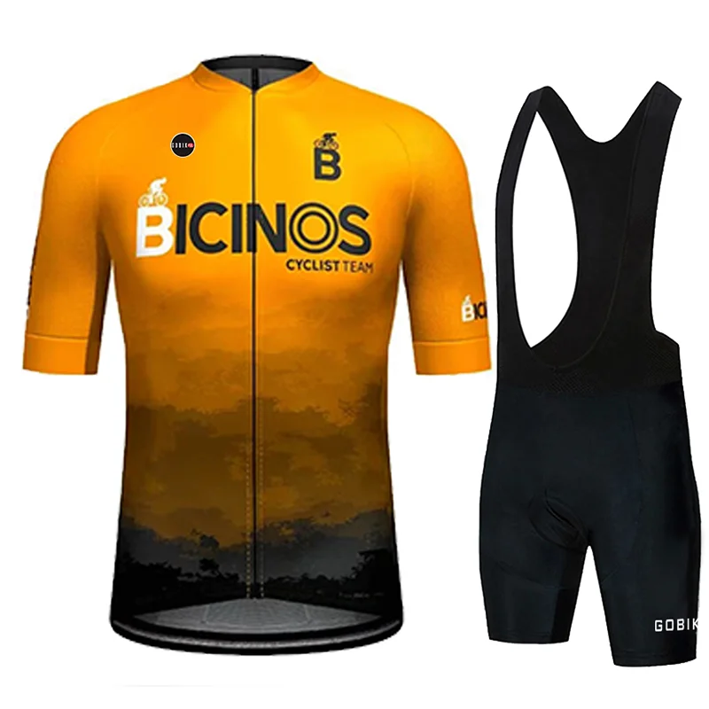 Cycling Jersey Men MOXILYN Men's Cycling Jersey Bib Set Long - Main Image