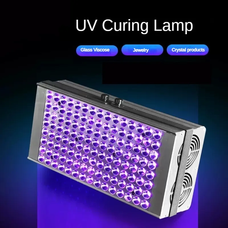 100W 200W 60W 속건 UV 자외선 경화 램프 365nm 395nm 접착제 레진 그린 오일 솔더 PCB 보드 코팅 LCD 스크린 페인트