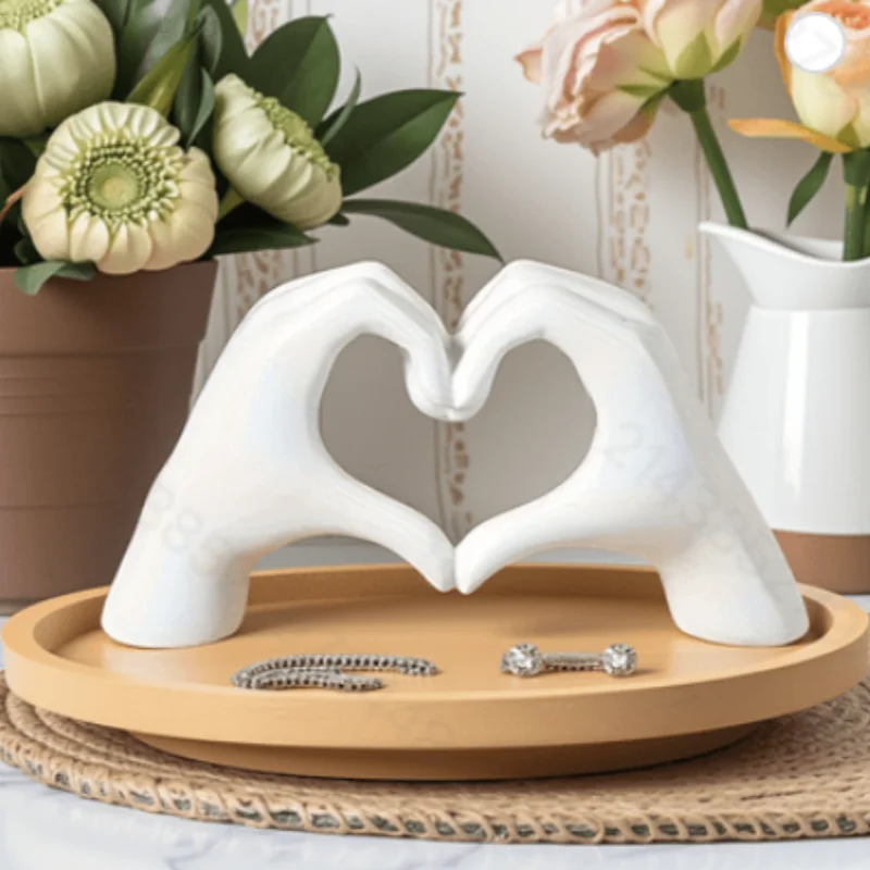 Heart Hand Sculpture 3
