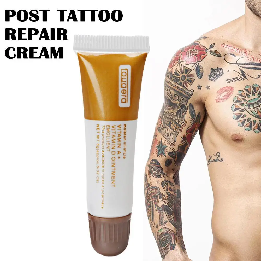 Brown Post Tattoo Repair Cream  Repaire Recovery Healing Microblading Permanent Makeup PMU Eyebrow Lips Body Skin Art Vitamin