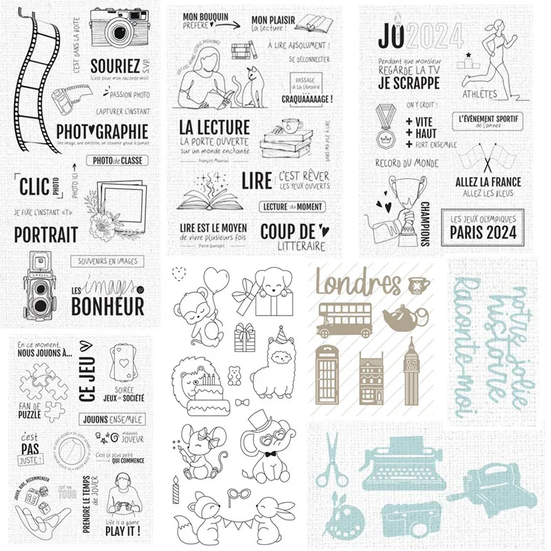 Atrices De Découpe De Puzzle, Tapons Pour La Fabrication De Cartes, Pochoir En Acier Au