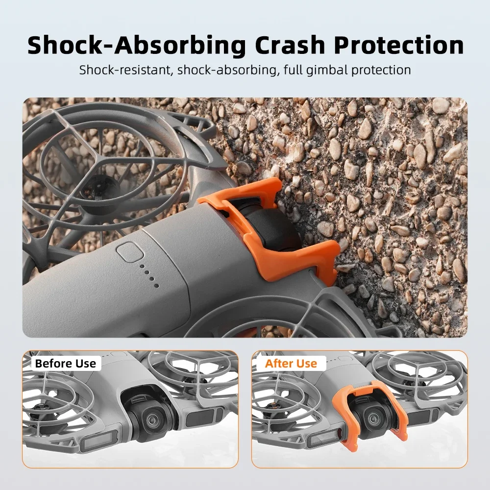 Pare-chocs de protection pour drone DJI Neo 2 posé sur une surface, détail du matériau ABS