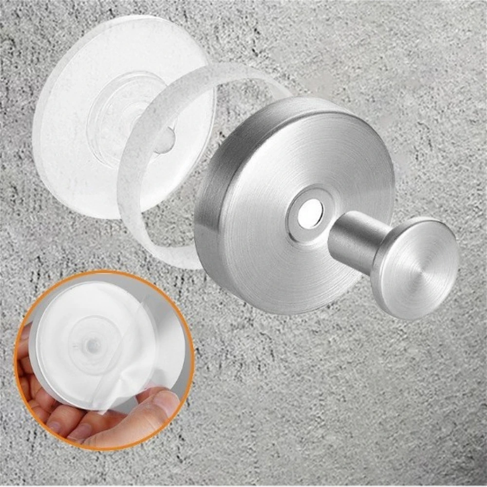 펀치프리 흡착식 후크 다용도 벽걸이 욕실 주방 수건 및 생활용품 보관 정리용