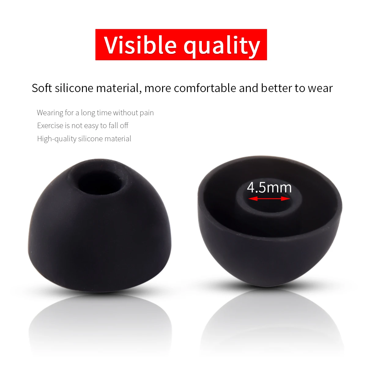 8Pcs Silicone Ear Tips for Bang Olufsen Beoplay E8 2.0 3.0 3rd Gen E8 Sport TWS Eartips for BO H3/H5/E4/E6 In-ear Headphone Tip