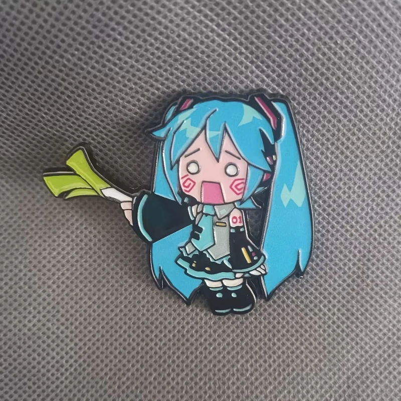 Hachune spring fidget Enamel Pin
