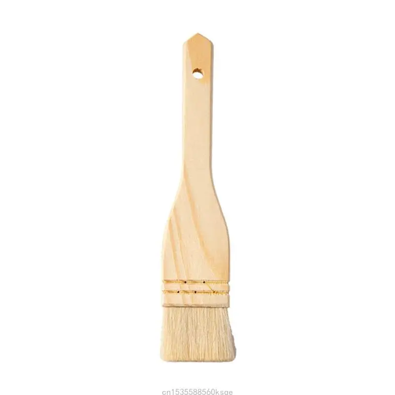 Household Cooking Brushes Durable Handle Brush Exquisite Craftsmanship Brush Baking for Kitchen Baking E56E