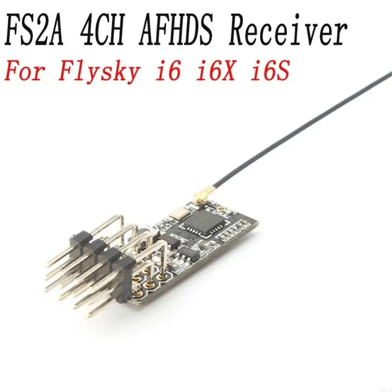 W3JD Portable Mini FS2A Receiver 4CH AFHDS 2A for Flysky i6X i6S Transmitters