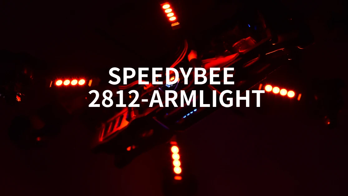 SpeedyBee LED Sb87bf88909c64dcd97b911ce463926be6 SpeedyBee Programable 2812 Arm LED Light Armlight 5V RGB For RC FPV Racing BWhoop Drone Quadcopter