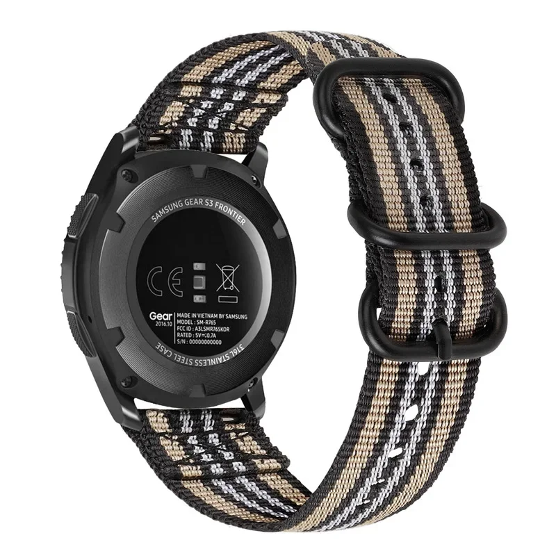 Versatile 22mm Nylon Watch Strap – Premium Bracelet