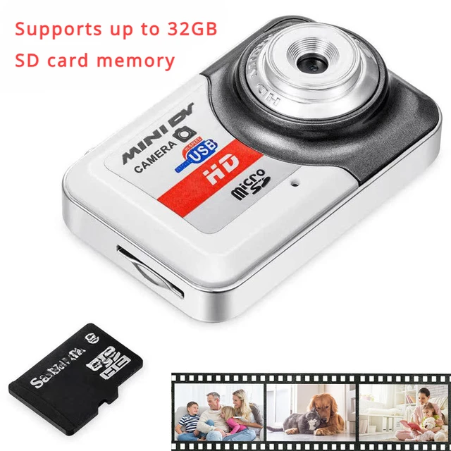 X6 Mini Digital Camera Ultra Mini HD High Denifition DV Support 32GB TF  Card with Mic