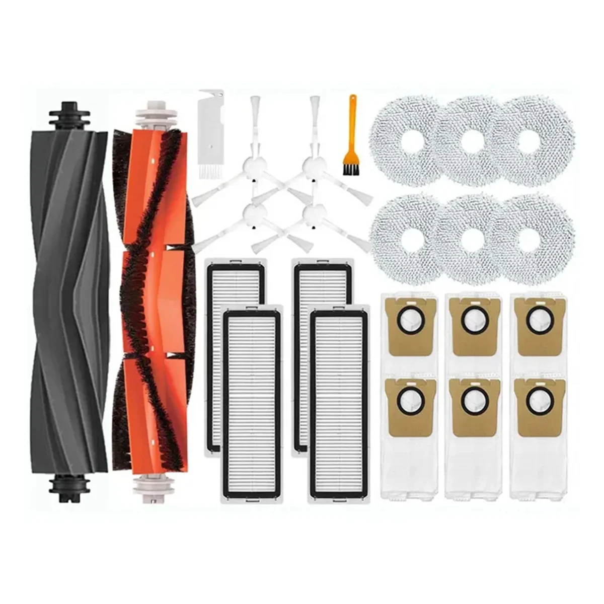 

Сверхдетали для Xiaomi Mijia Omni 1S B116 L10S Ultra / S10 Pro/X10, основная боковая щетка, фильтр НЕРА, насадка на швабру, пылесборники