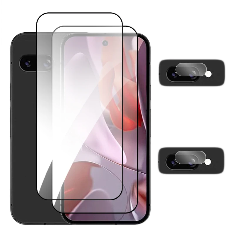 Ultimate 6-in-1 HD Screen and Lens Protector - Tempered Glass Full Coverage