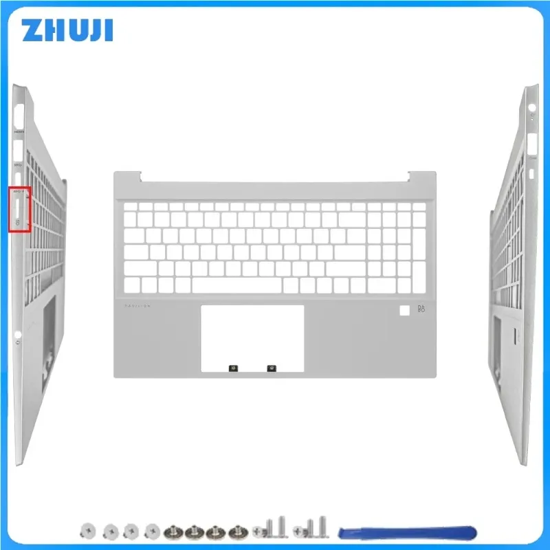 Plasturgie Arrière (couvercle) Argentée Pour HP Pavilion 15-eh – État Grade A- Avec Légère Rayure