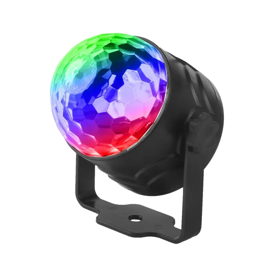 Disco Ball Light ALIEN RGB Rotating Magic Sound Activated DJ Strobe Party Wedding Dance Xmas Birthday Wedding Show Lamp