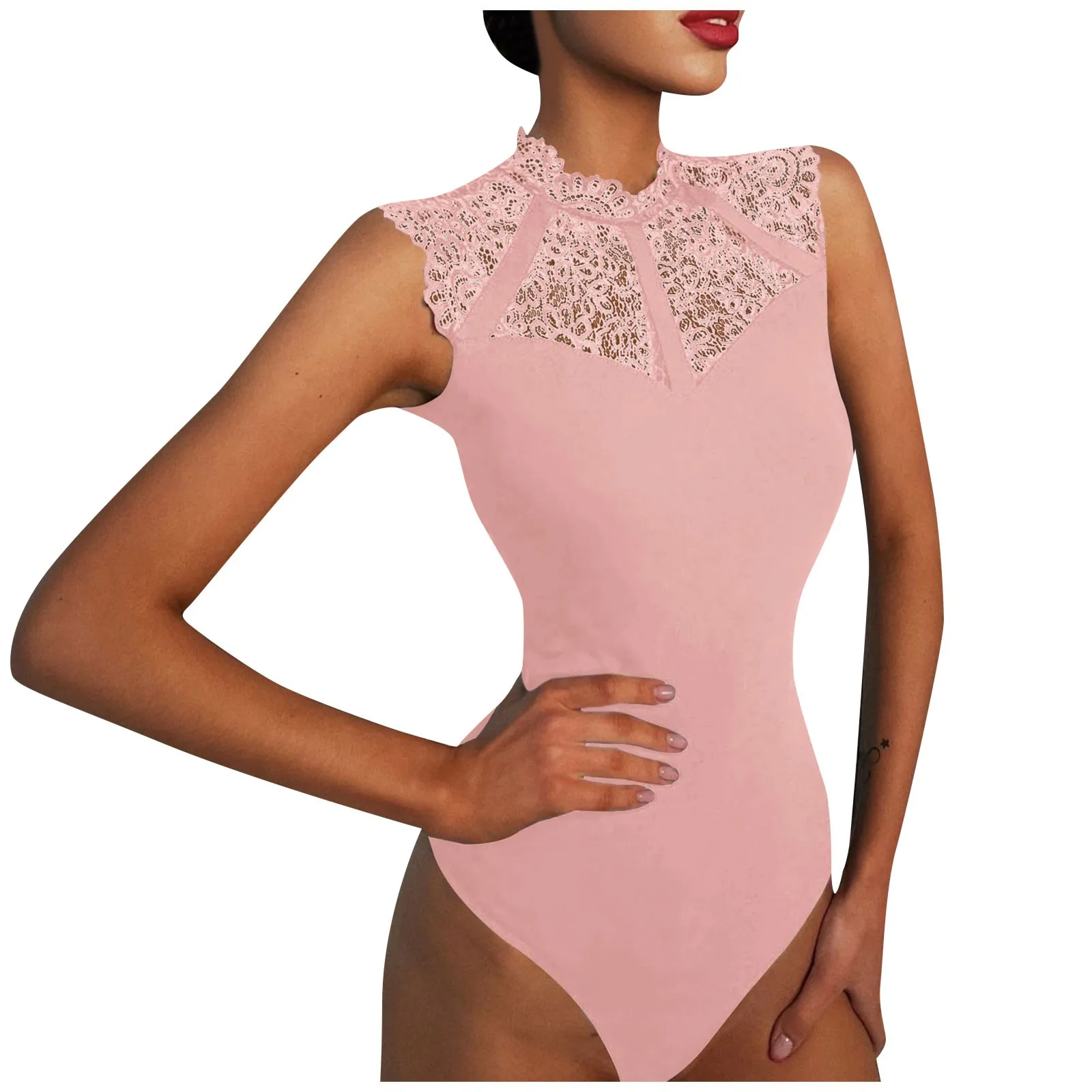 

Sexy Bodycon Women Bodysuit Short Sleeve O Neck Open Basic White Black Pink Overalls Women Body Top Skinny Rompers Female