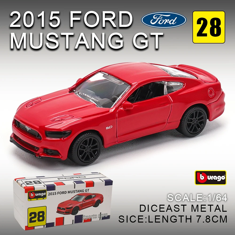 Bburago 1:64 Premium Die-Cast Sports Car Collection Toy