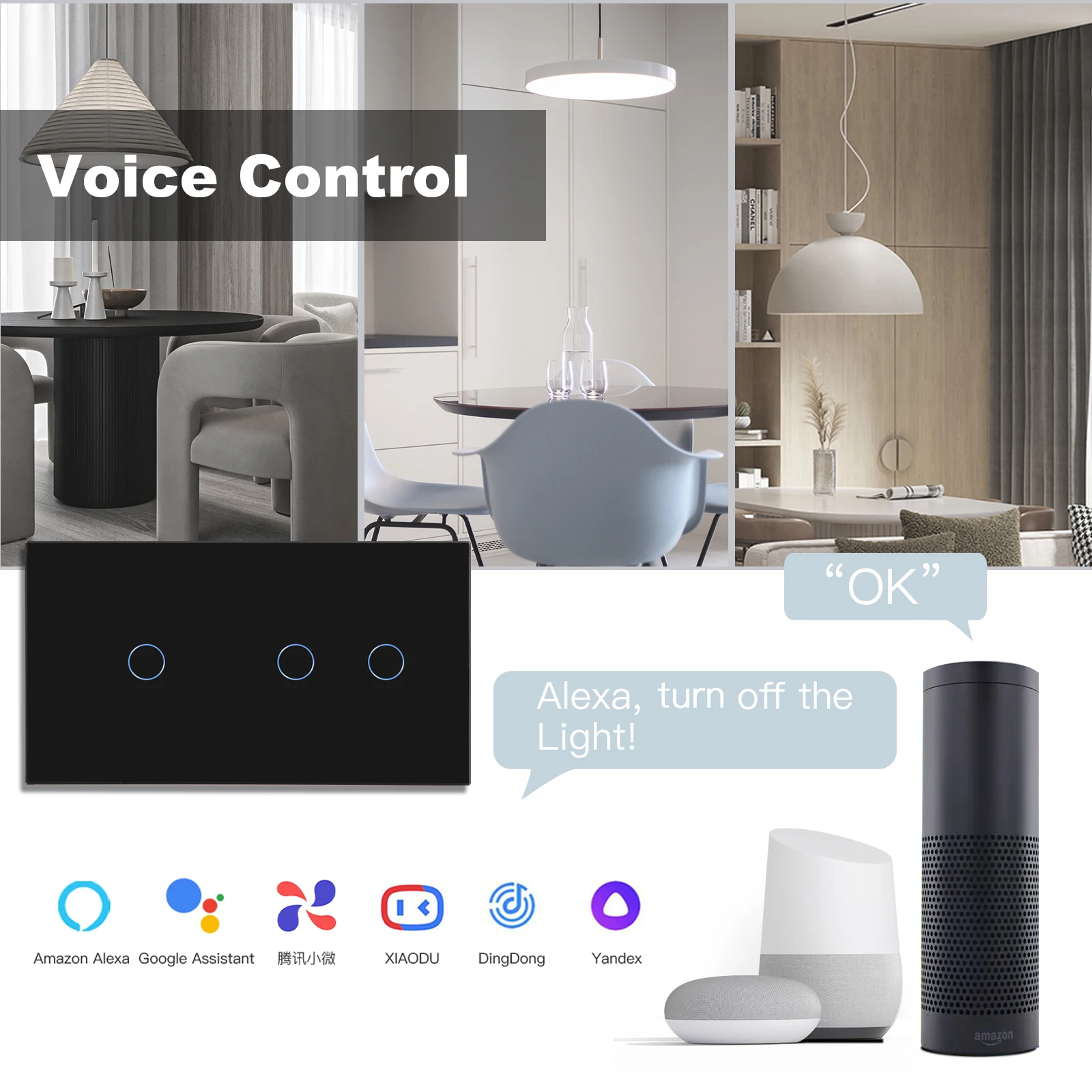 alice app painel de vidro controle remoto padrao da ue 03