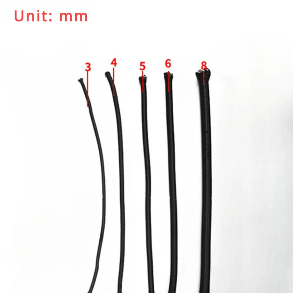 Description Picture 3 of itemElastic Band 10m Elastics Rope Rubber Bands DIY Sewing Clothing 3/4/5/6/8MM Bungee Shock Cord Crafts Apparel Supplies Arts Home