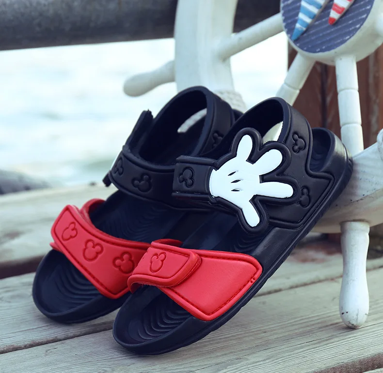 children's shoes for adults Children Sandals Soft EVA Shoes Casual 2022 Summer Travel Kids Boys Girls Beach Sandals Anti-skid Cartoon Mouse Shoes bata children's sandals