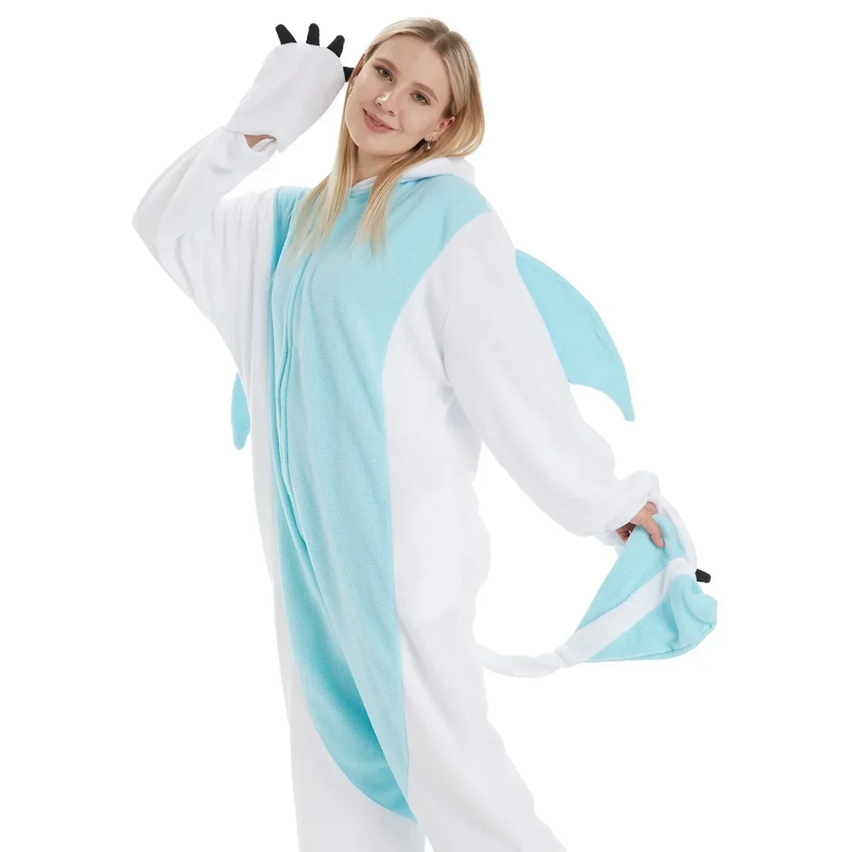Kigurumi Onesie Cartoon Pajamas For Adult Women Men Animal Pyjamas How to Train your toothless Pajama Dragon Cosplay Costume