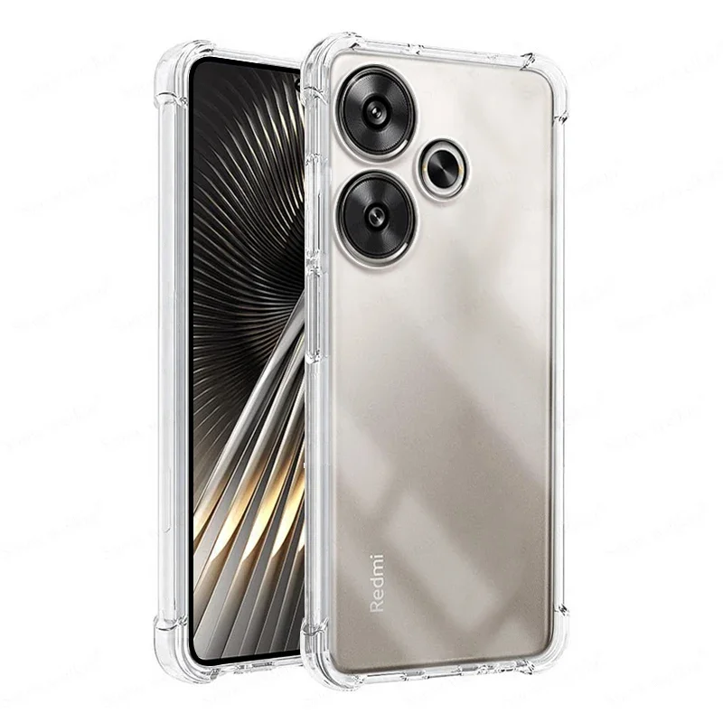 Gradient TPU Shockproof Transparent Protective Phone Case