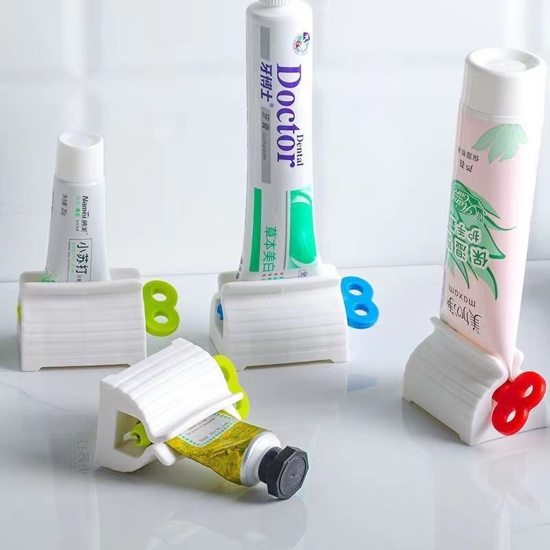 Toothpaste Dispenser Home Toothpaste Squeezer Seat Lazy Person Washing Manual Toothpaste Squeezer Bathroom Accessories