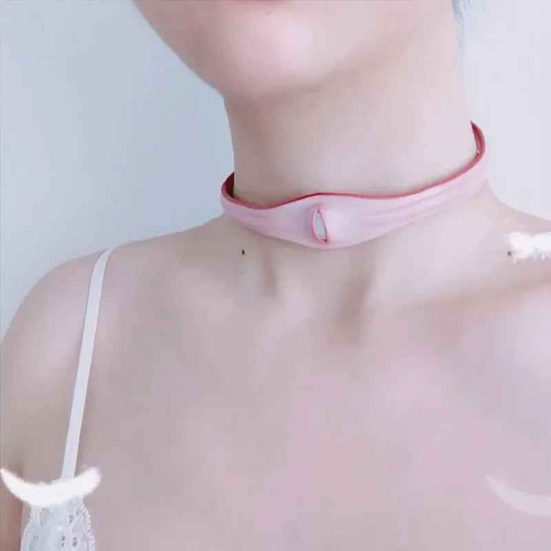 Devil's Eye Pink Personalized Bracelet Fashion Collar Jewelry Necklace Unisex Cosplay Party Pendant Gift