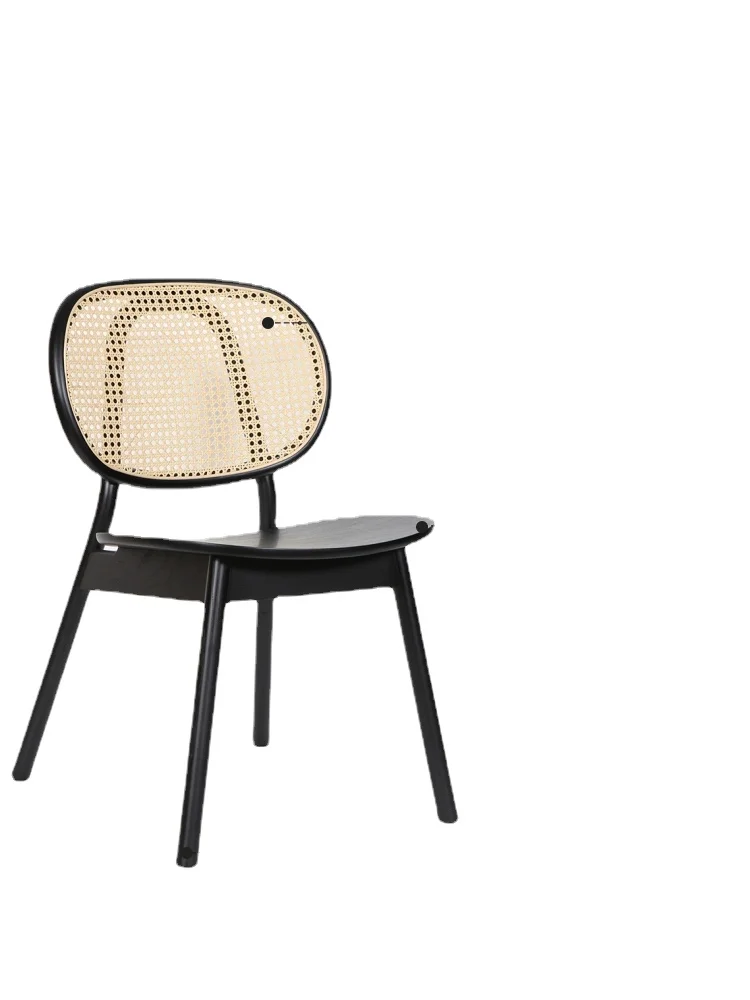 

Yy Simple Solid Wood Nordic Style Dining Chair Ash Rattan Chair