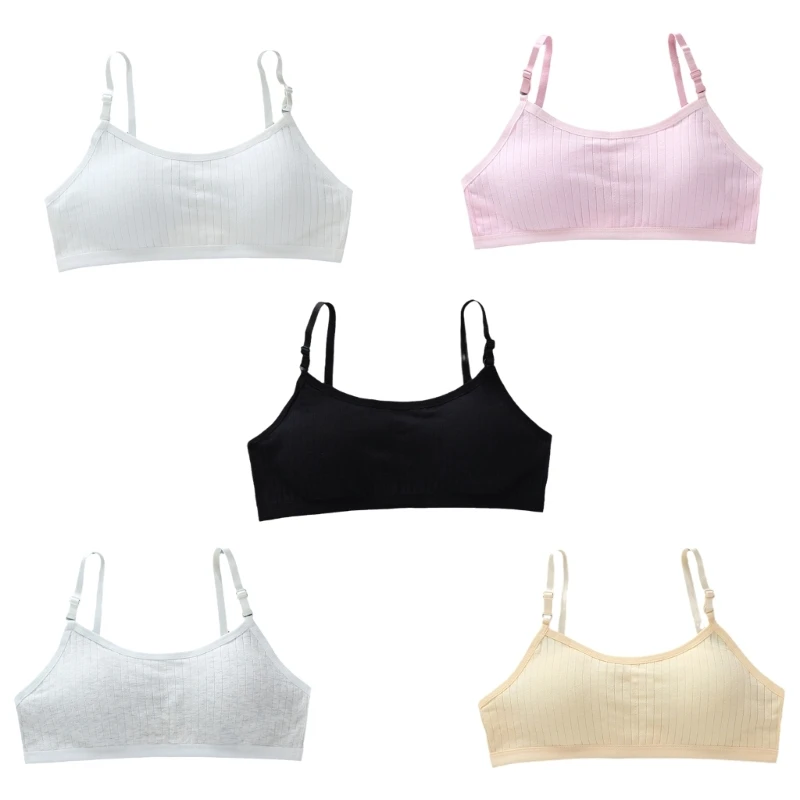

Girls Cotton Sports Bra Training Bra Bralette for Kids Teens 9-13Y Skin Friendly