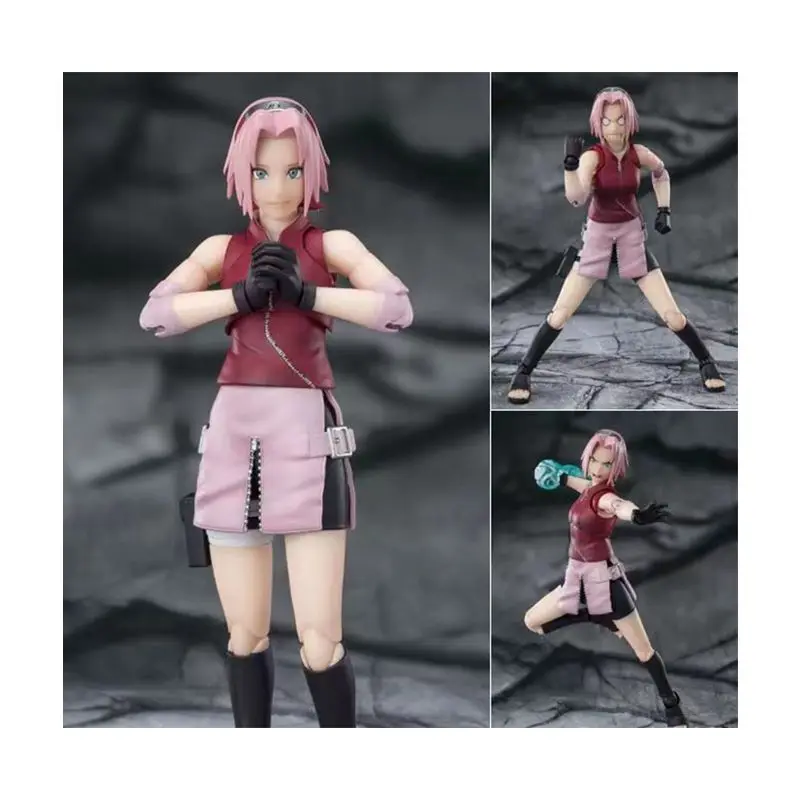 

Original BANDAI S.H.Figuarts Sakura Haruno Inheritor of the Master's Indominable Spirit In Stock Anime Collection Figures Model