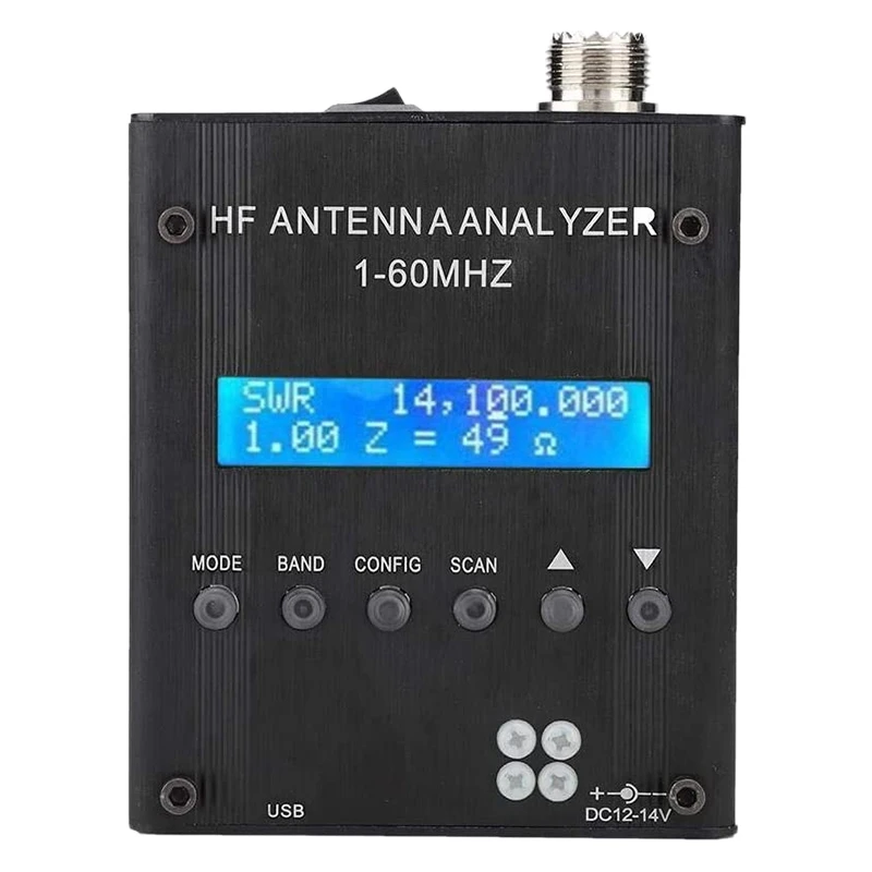 Förderung! Antennen analysator, Bluetooth Digital Kurzwellen antennen analysator mr300 Ausgang 2,0 V pp typischer einstellbarer Meter tester