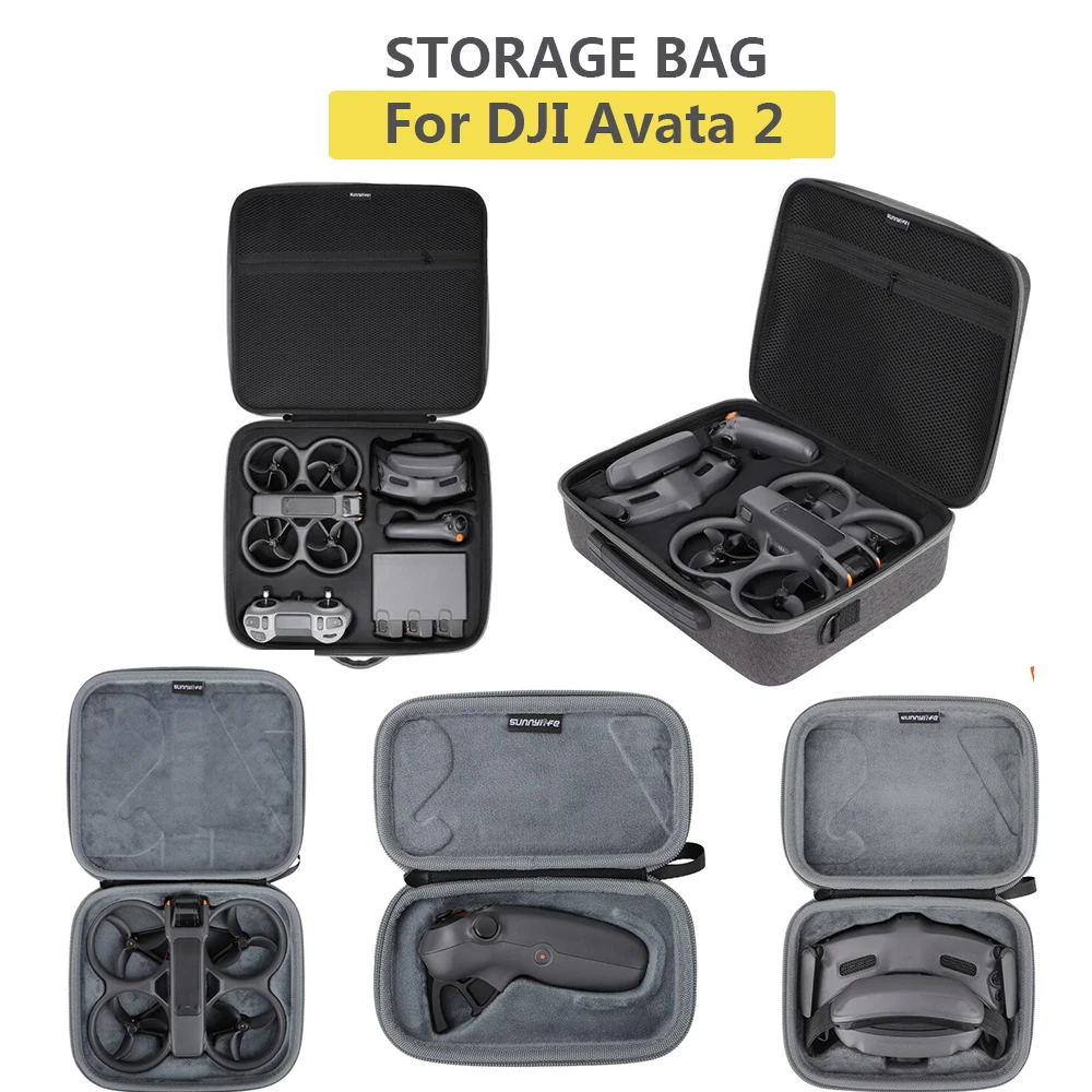 Sunnylife Mini Handbag DJI Avata 2 Drone Body Storage Bag DJI Goggles 2 3 Carrying Travel Case dji case drone case handbag case drone accessories drone storage bag flight glasses case