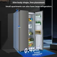 HTT [Air Cooled and Frost Free]  Double Door Refrigerator First-Class Energy Efficiency Large Capacity Cross Folio  Embedded 2