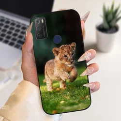 Fashion Painting Soft Silicone TPU Phone Case Bumper for Alcatel 1S (2021) (VTGB01)