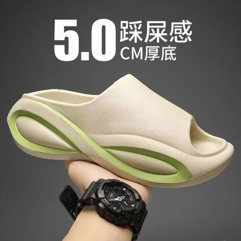 

2024 New Fashion Outgoing Slippers for Women's Summer Outdoor Thick Sole Trendy Outdoor Beach Sports Couple Slippers