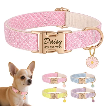 Bling Nylon Custom Dog Collar 1
