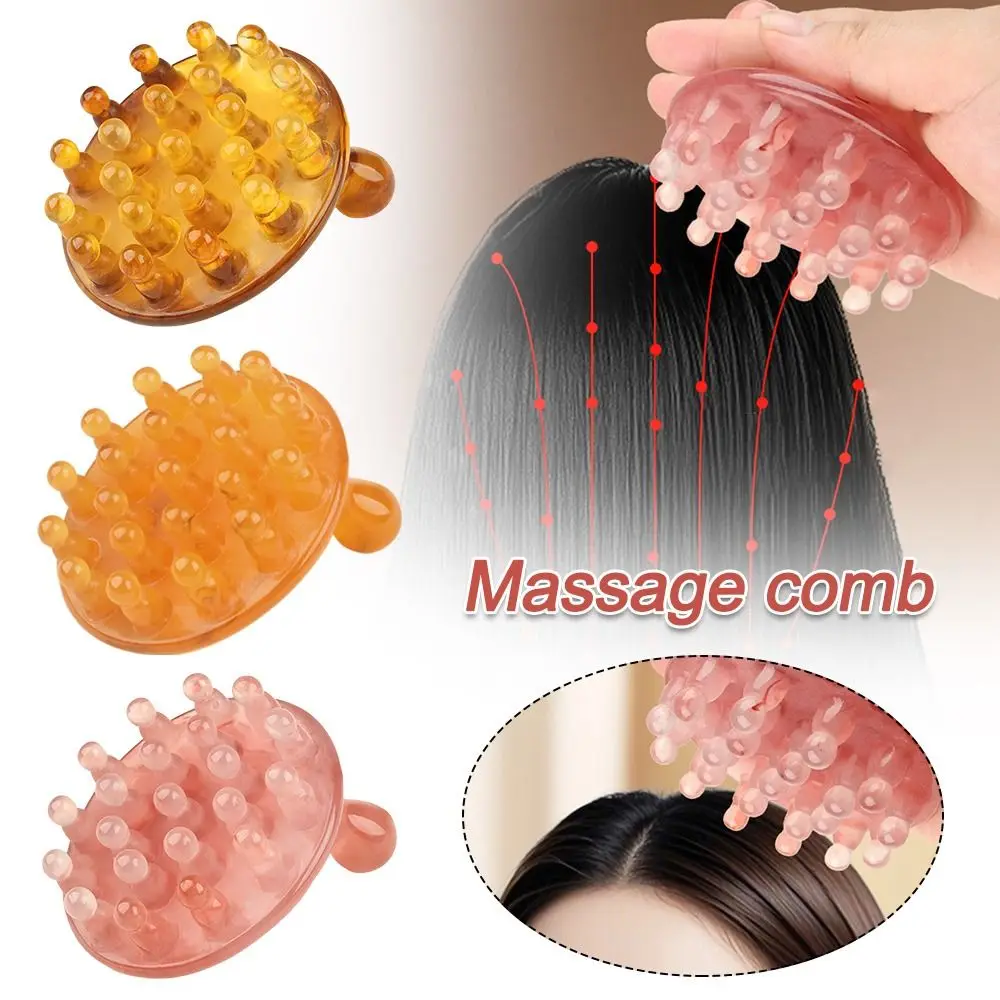 Anti-static Resin Massage Meridian Brush Portable Massage Tool Stomach Scalp Brush Unblocking Abdominal Massage Leg