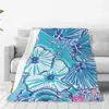 Lily Pulitzer Blanket Flannel Multi-function Throw Blankets Sofa Throw Blanket For Couch Bedding Outdoor Throws Bedspread Quilt 2