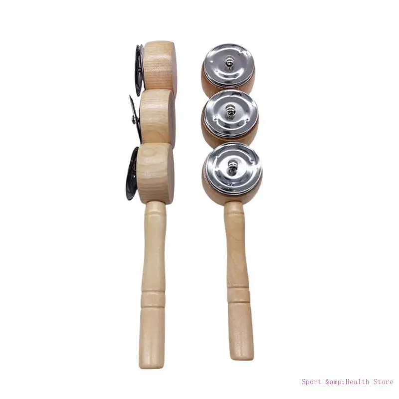 Tambourine Sticks Musical Bells Hand Rattles Bells Music Tambourine Percussion