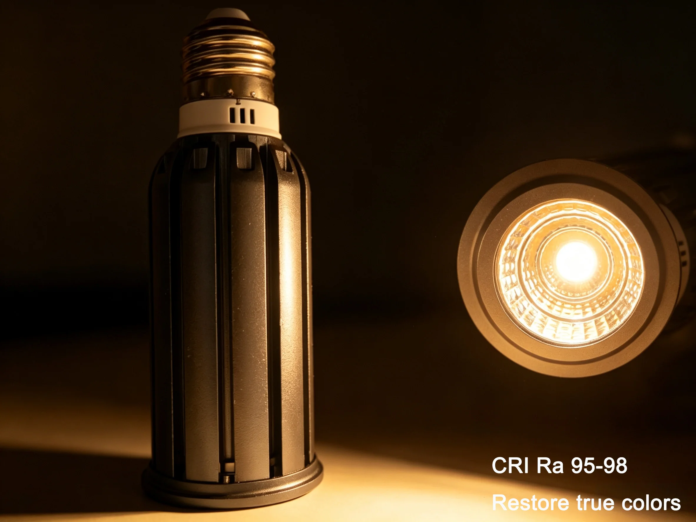 DIY LED U-Home 높은 CRI Ra 95+ 비조광형 9W 15W 1200lm-1500lm COB LED 스포트라이트 LED 전구 주방용 LED 조명 램프