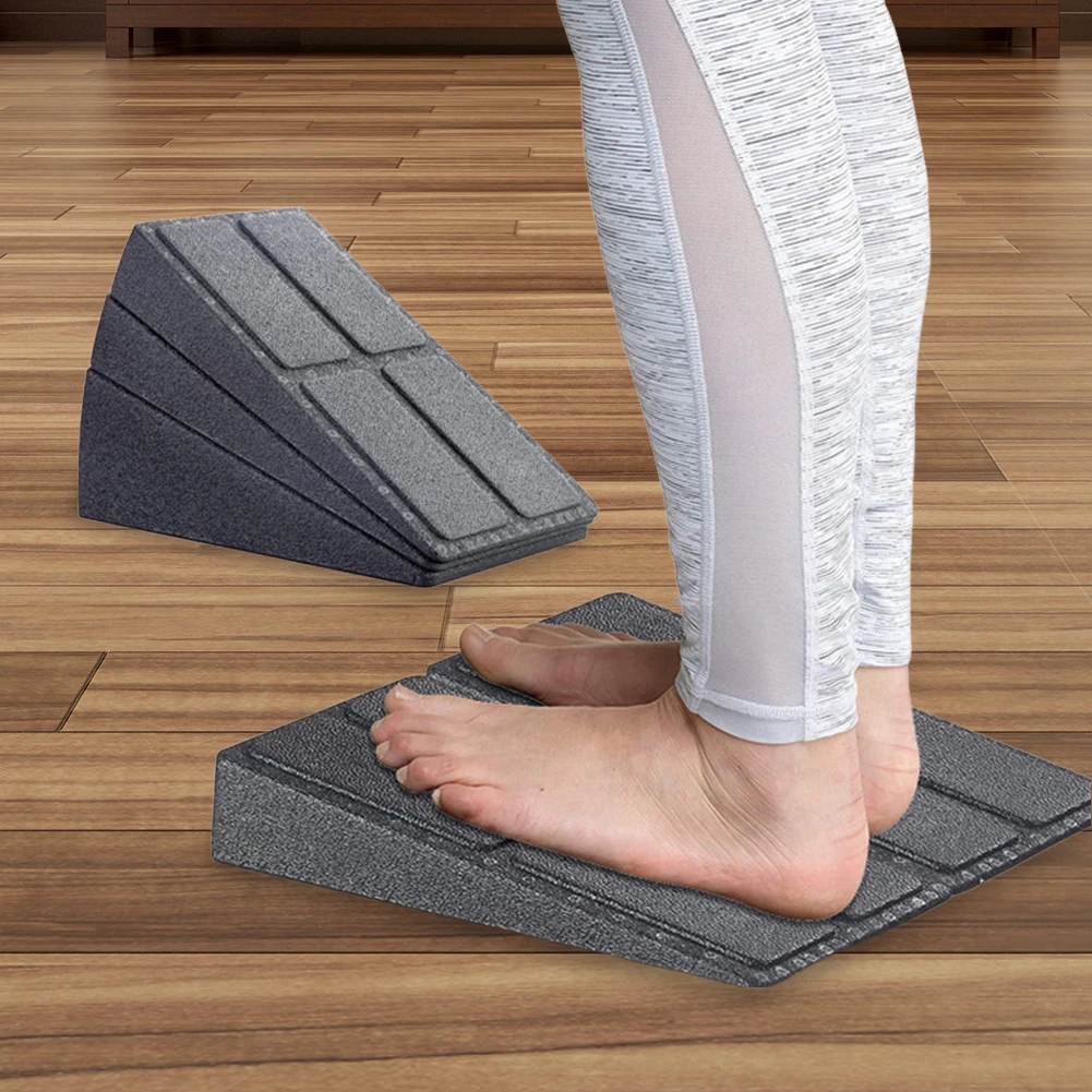 3 Pack Slant Board Calf Stretcher Yoga Foam Wedge Squat Wedge Incline Board for Improve Lower Leg Strength Physical Therapy