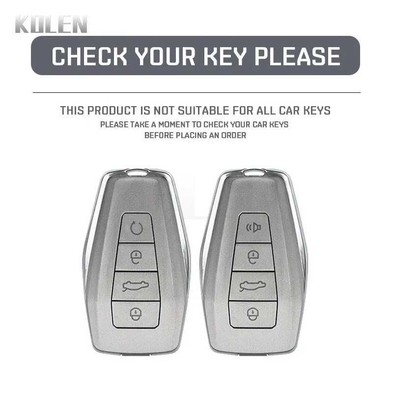 TPU Car Key Remote Case Cover Shell Fob For Geely Atlas Boyue NL3 Coolray X6 X7 EX7 Emgrand Kulrey GT GC9 Auto Accessories key case key case cover car key shell remote control case cover